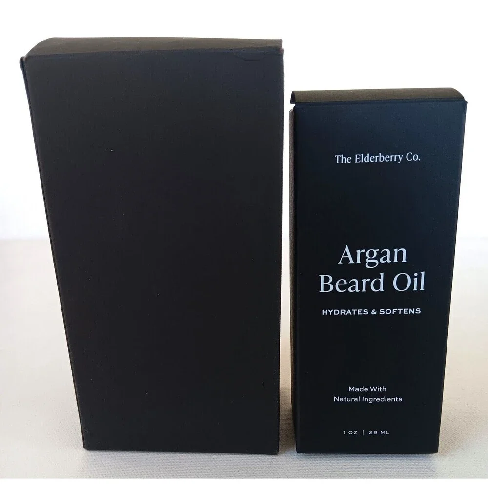 Elderberry Co Beard Oil Bundle with Beard Brush & Comb